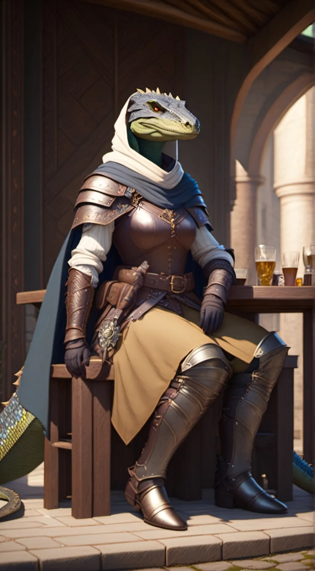 ai character: Sylvia  background