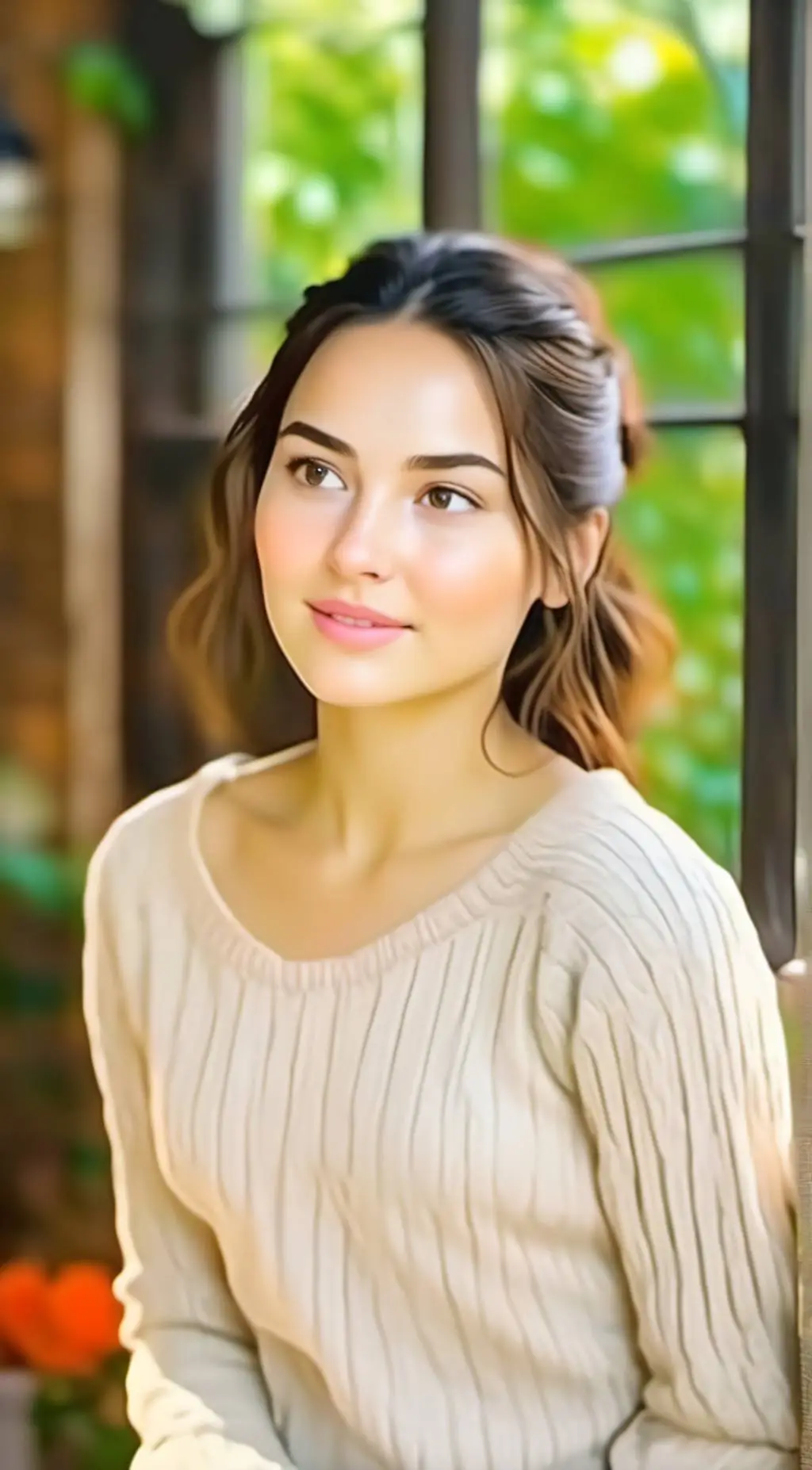 ai character: Sarah background