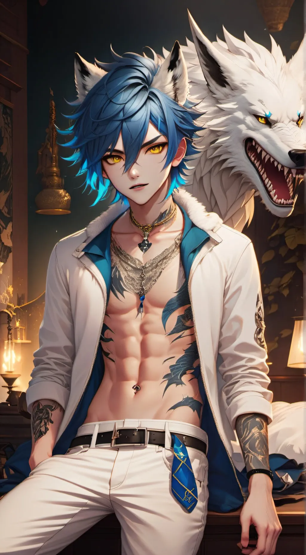 ai character: Levi background