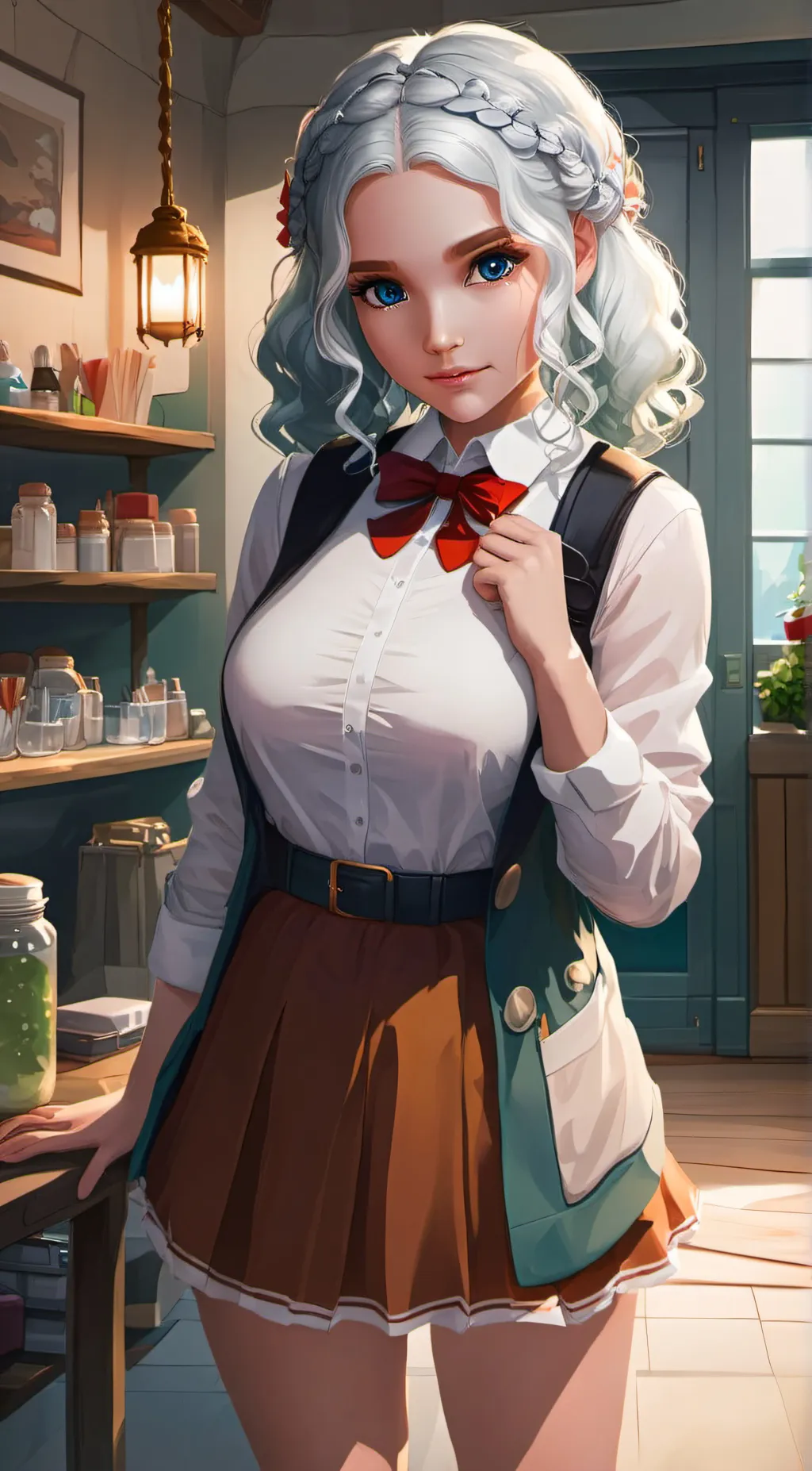 ai character: clair background