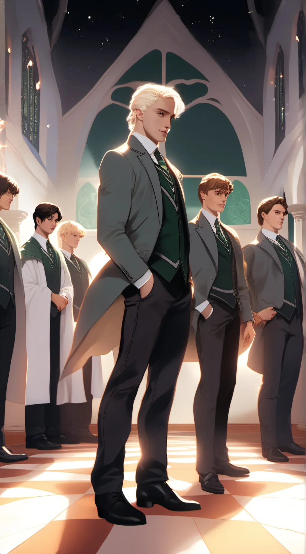 ai character: SLYTHRIN BOYS background