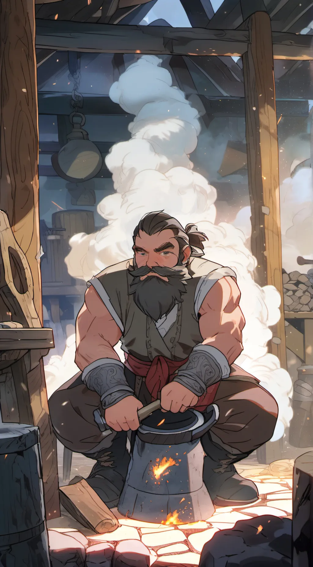 ai character: Tordek Bronzefist background