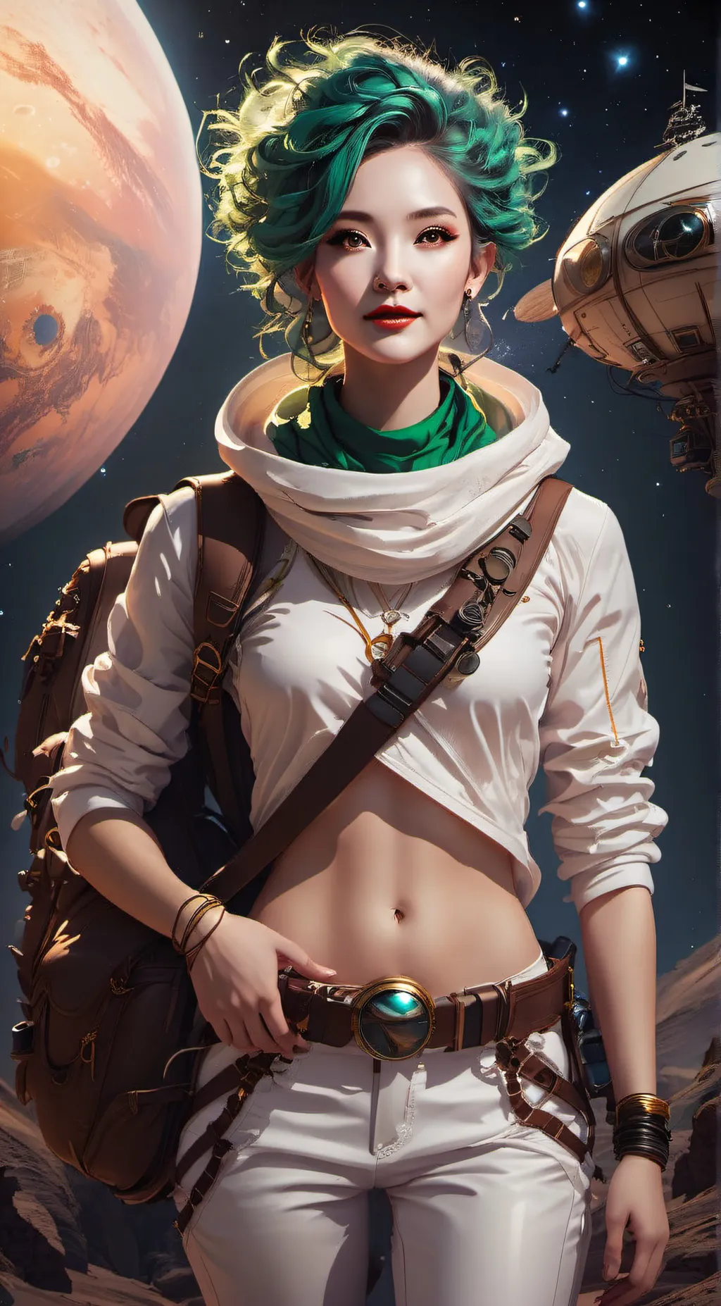 ai character: Aria background