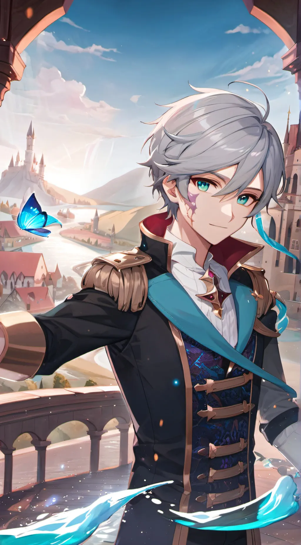 ai character: Prince Adam  background