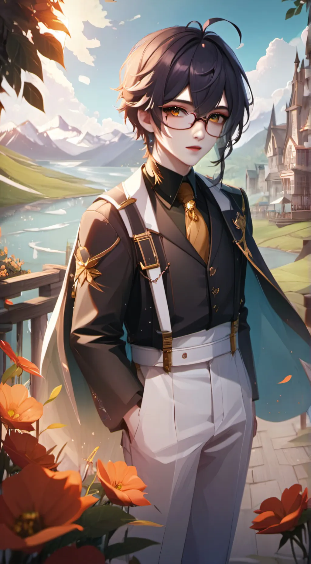 ai character: Follow background