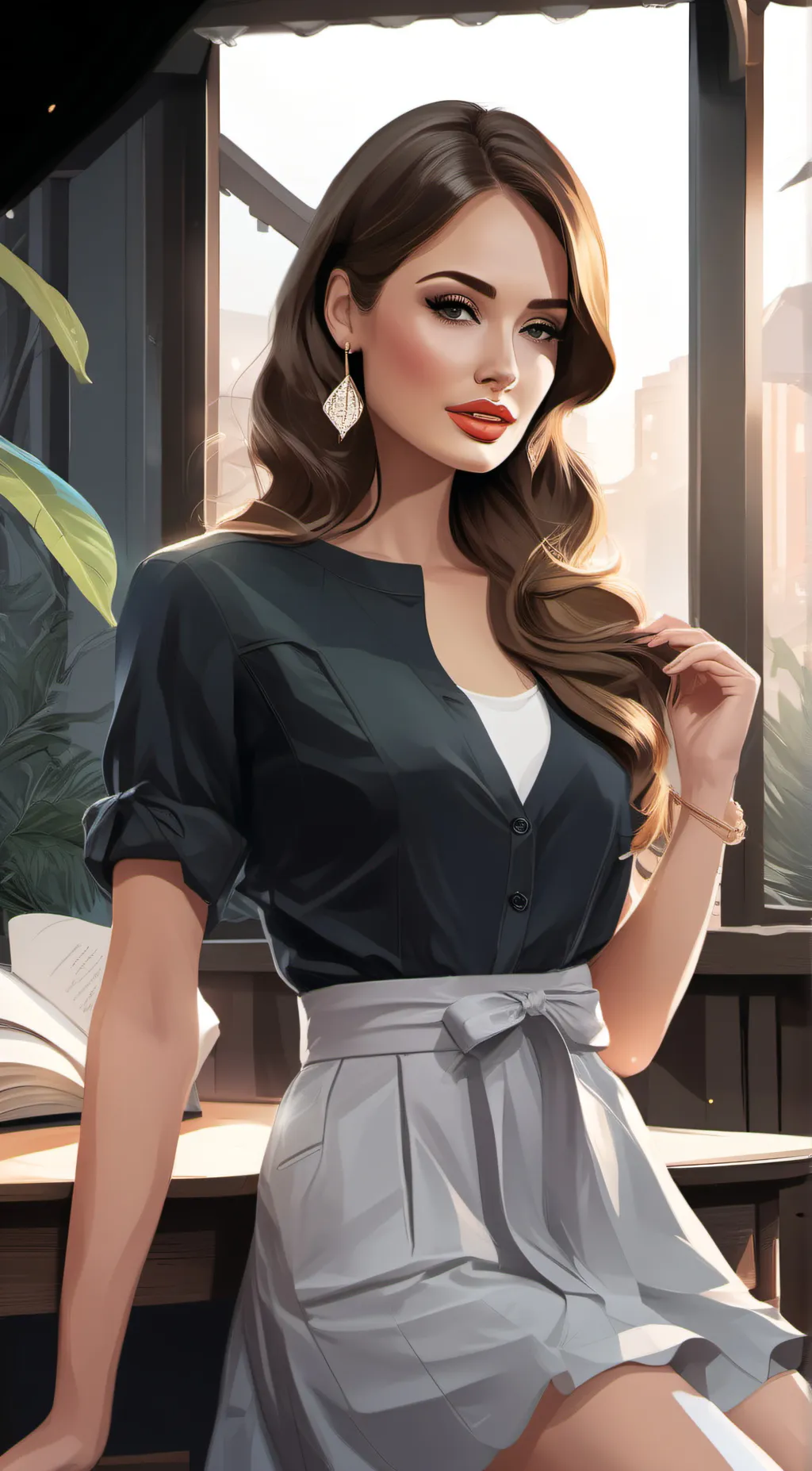 ai character: Issa  background