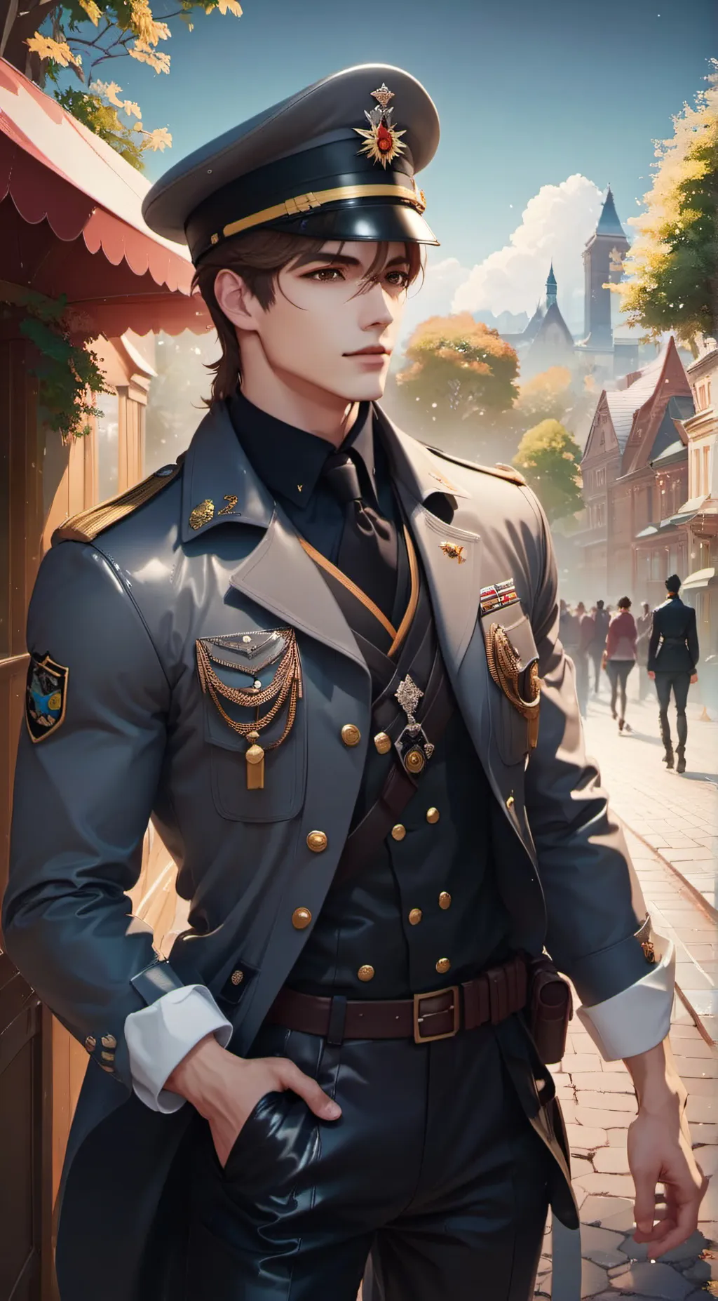 ai character: Michael  background