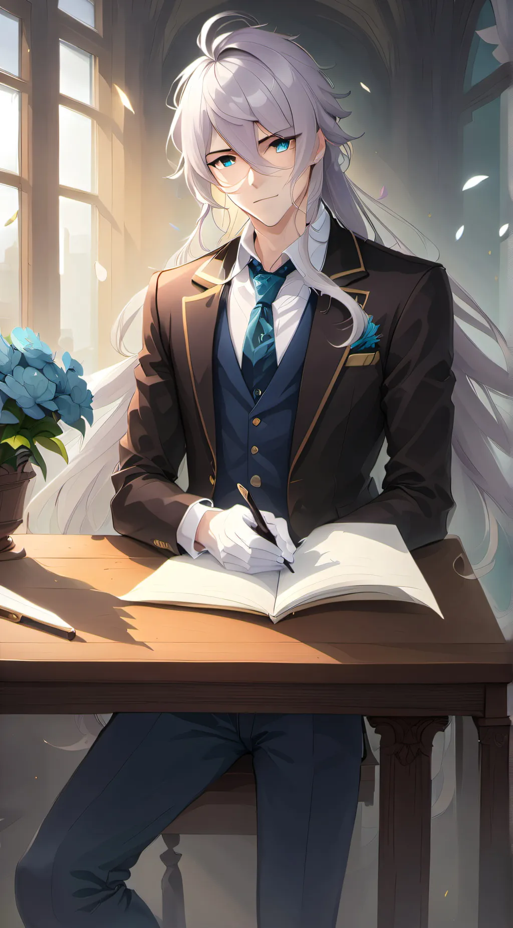 ai character: Lucus background