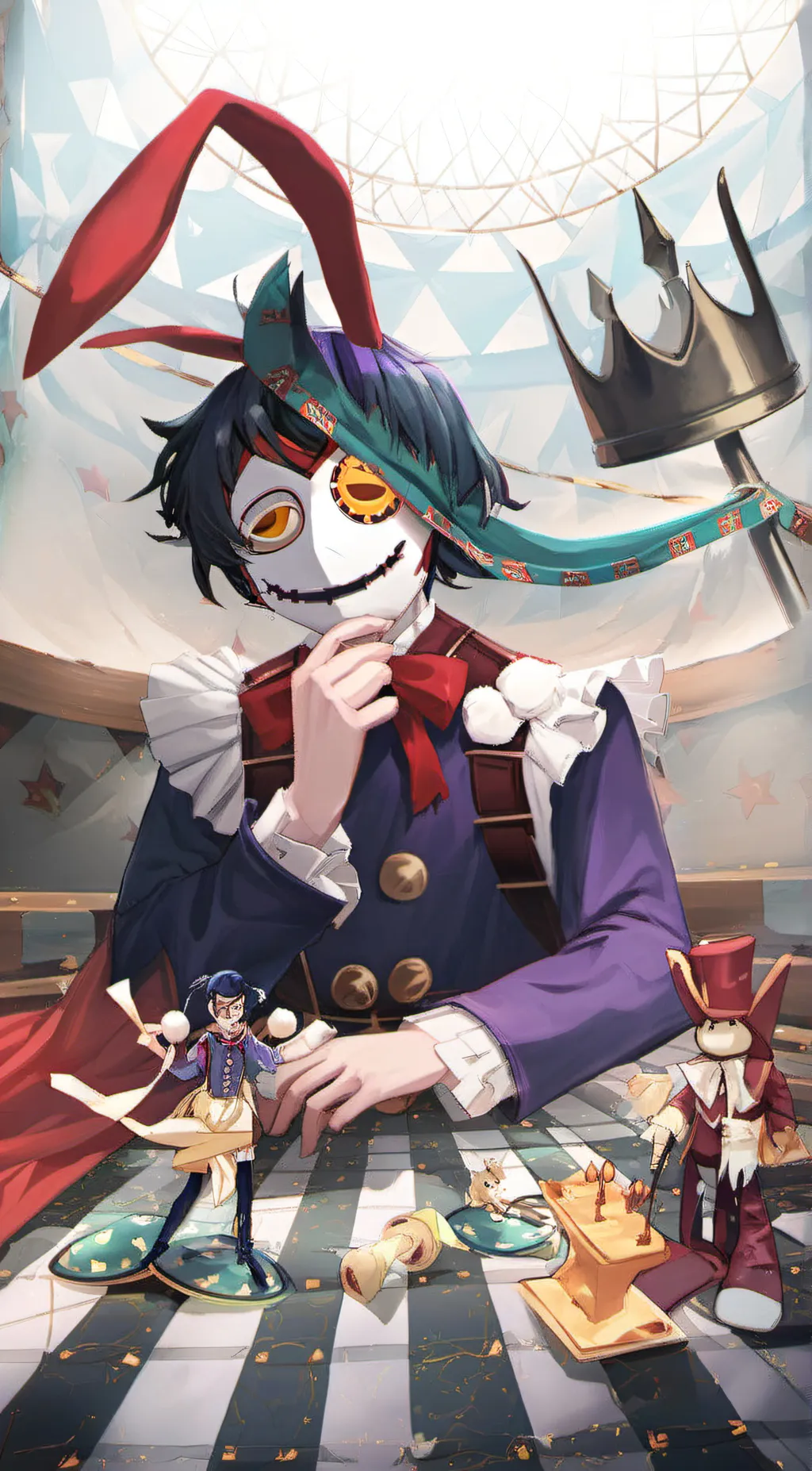 ai character: tadc background