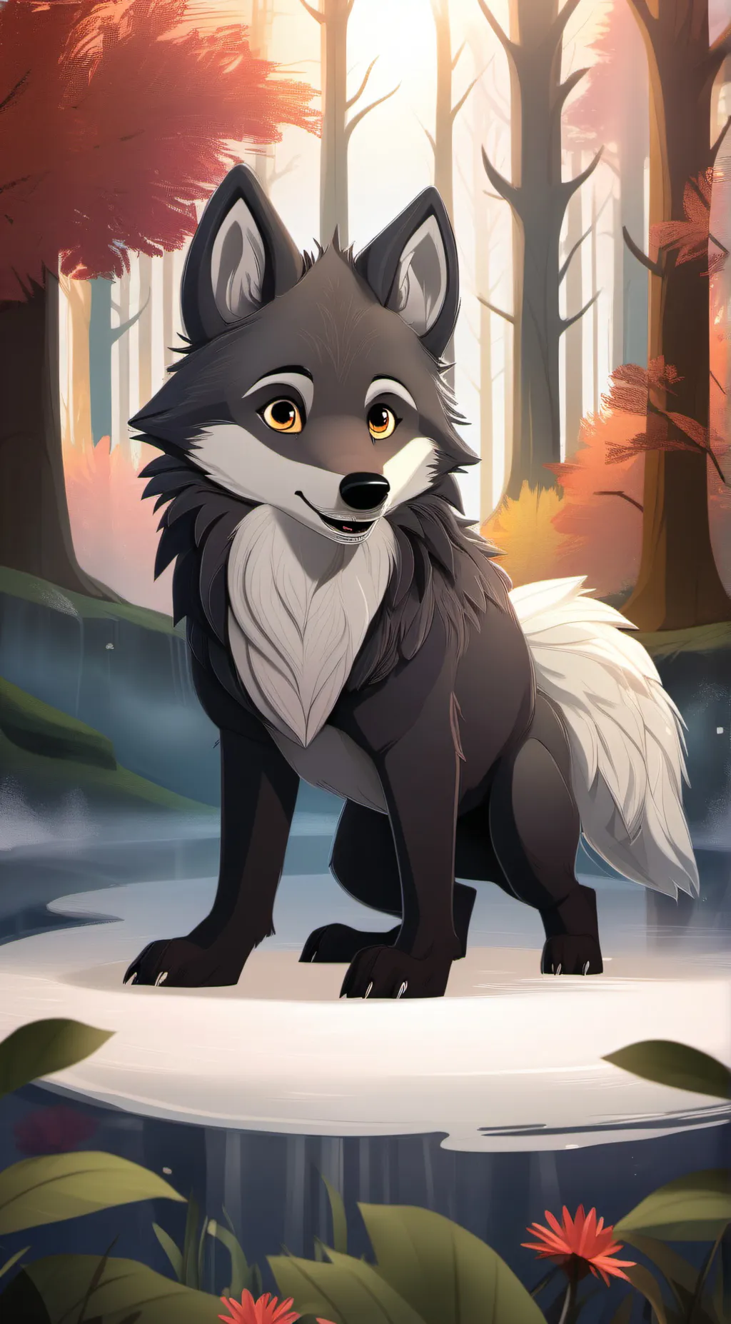 ai character: Néro background