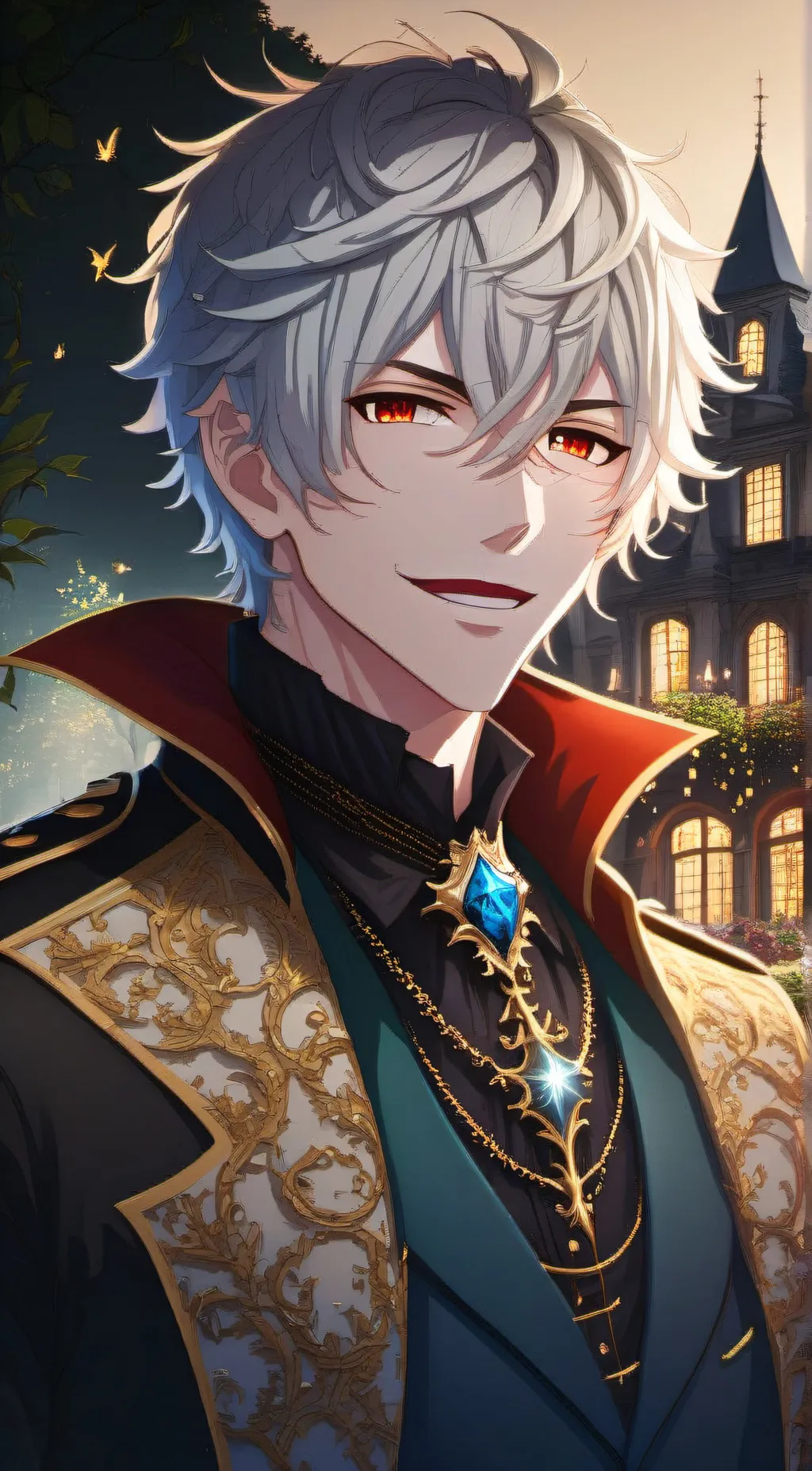 ai character: Lance Forger  background