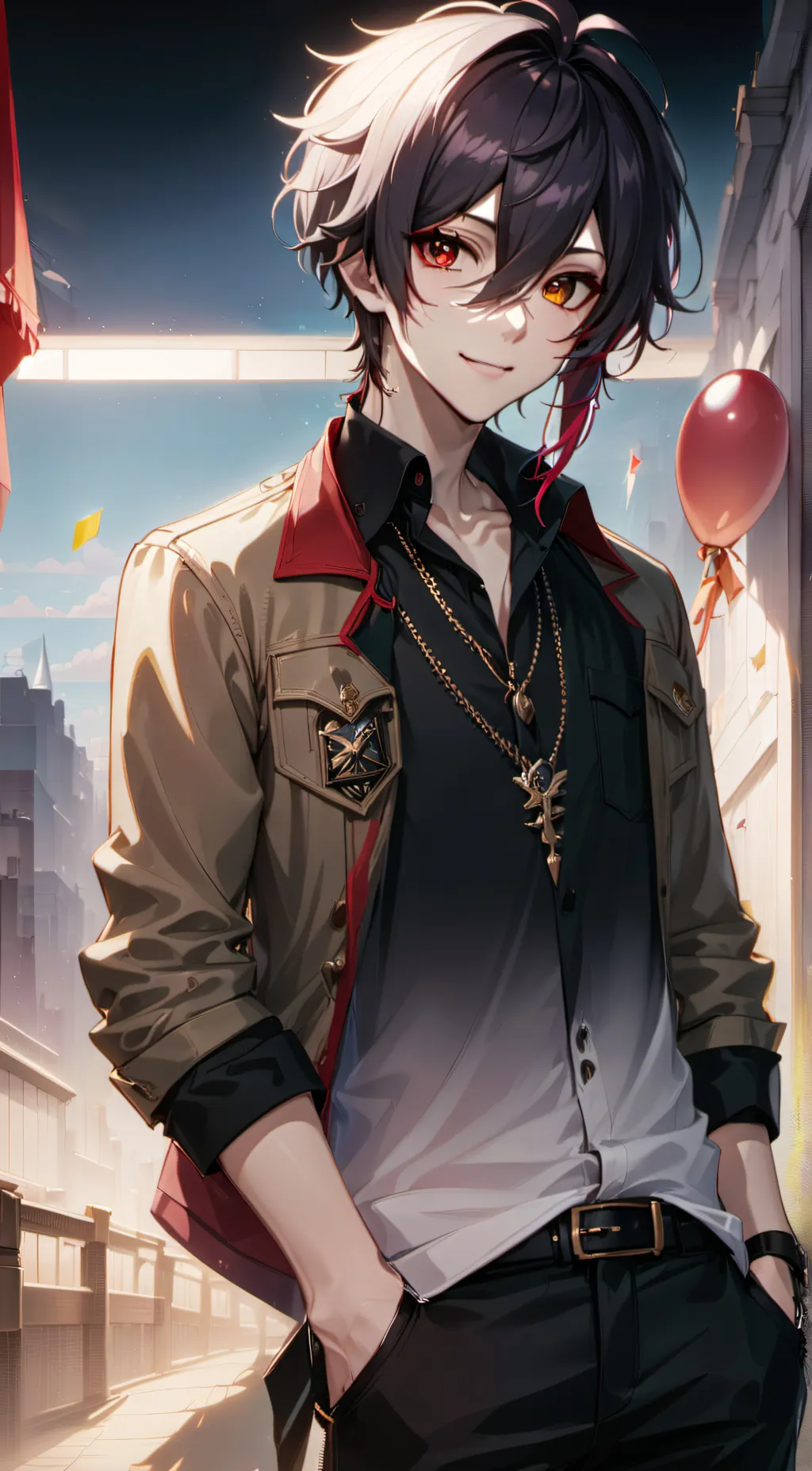 ai character: renn  background