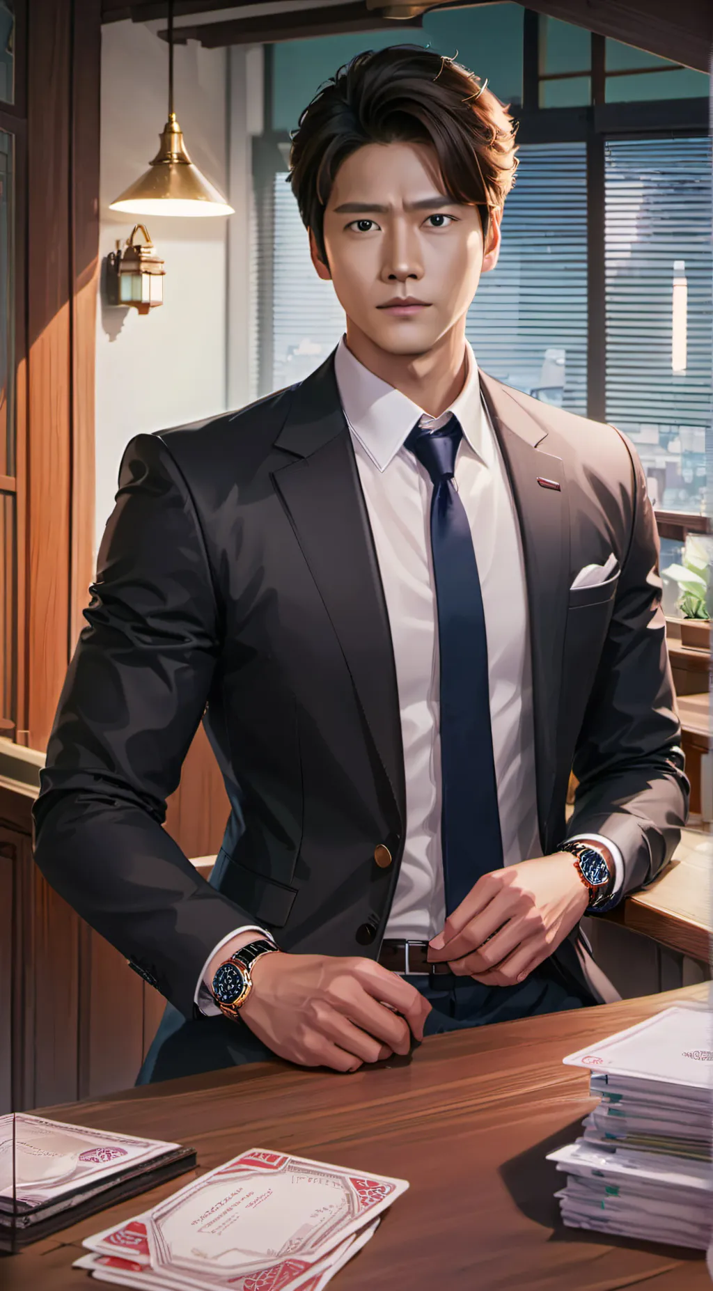 ai character: kiro Ryuj background