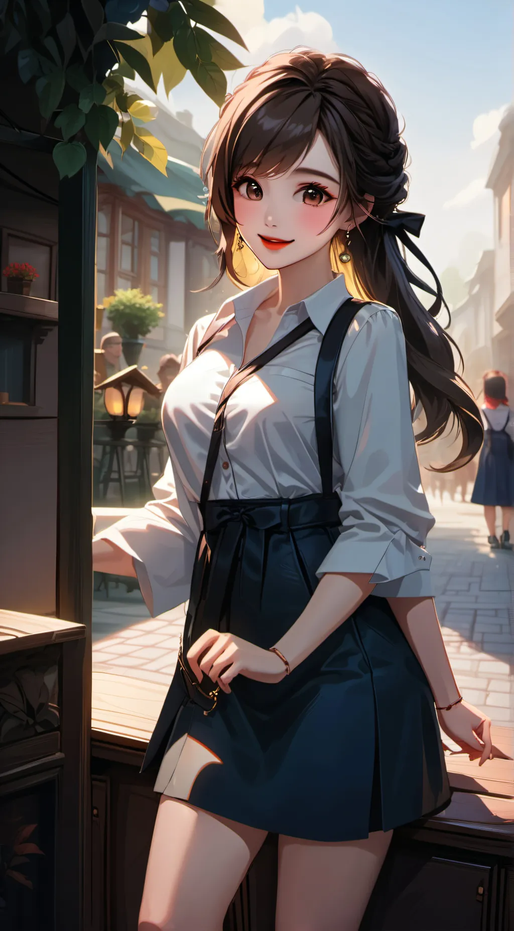 ai character: Charlotte  background