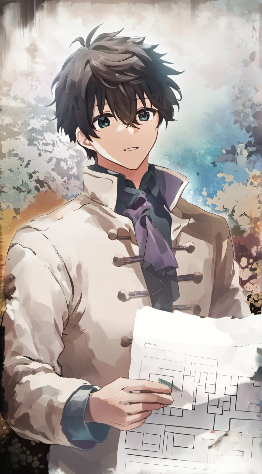 ai character: Michael afton  background