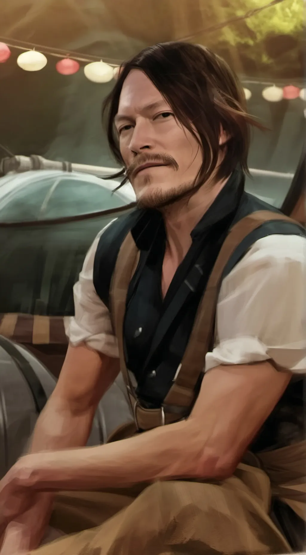 ai character: Daryl Dixon  background