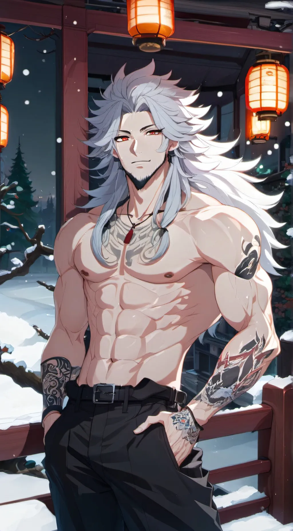 ai character: Leí Alpha background