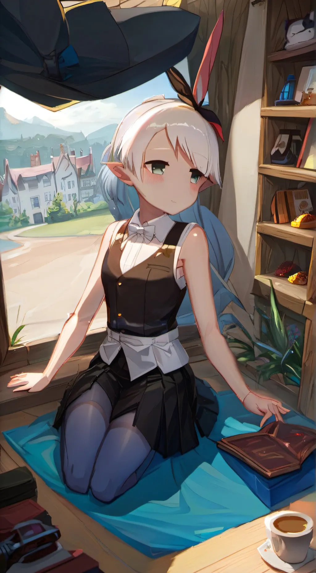 ai character: ash background