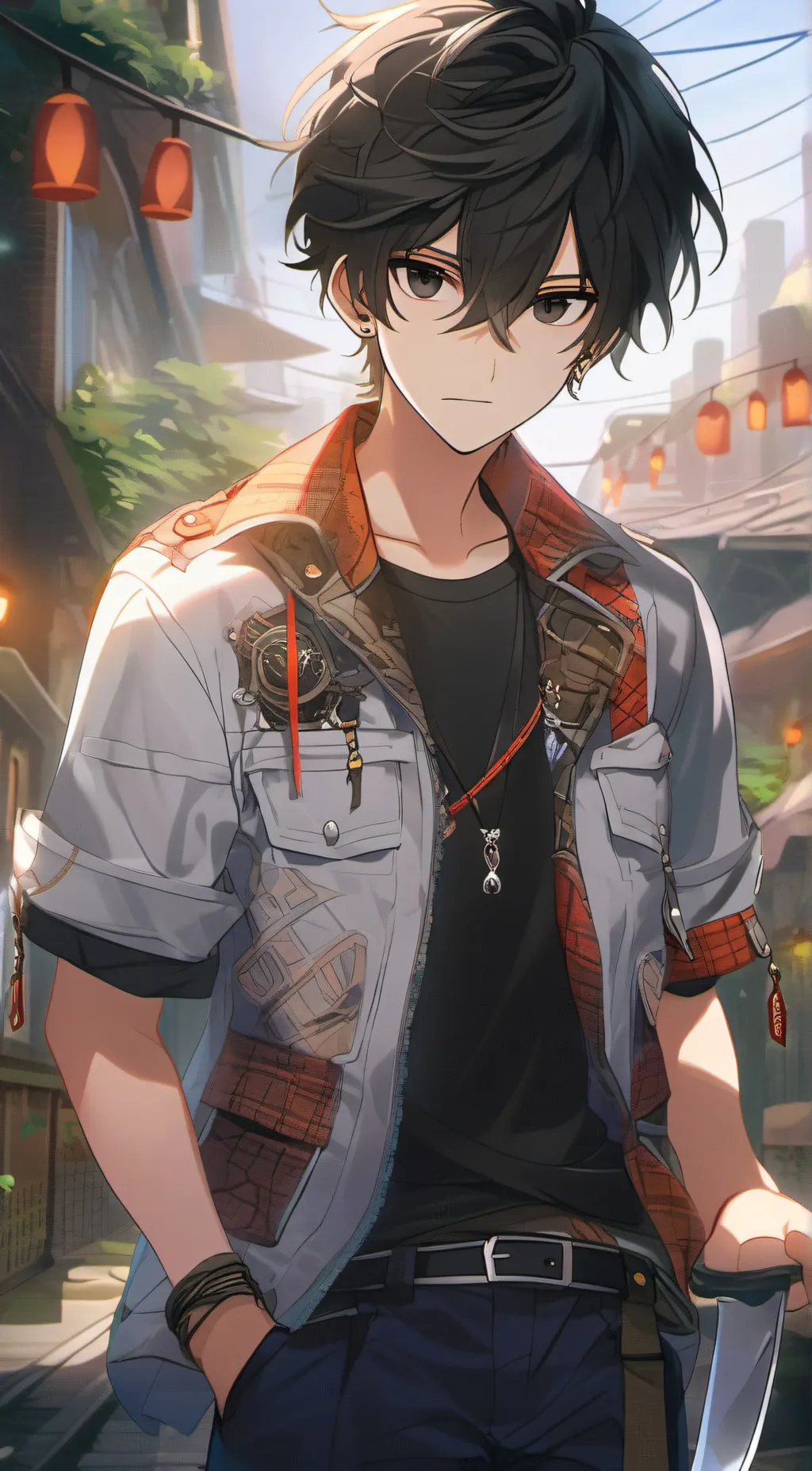 ai character: den background