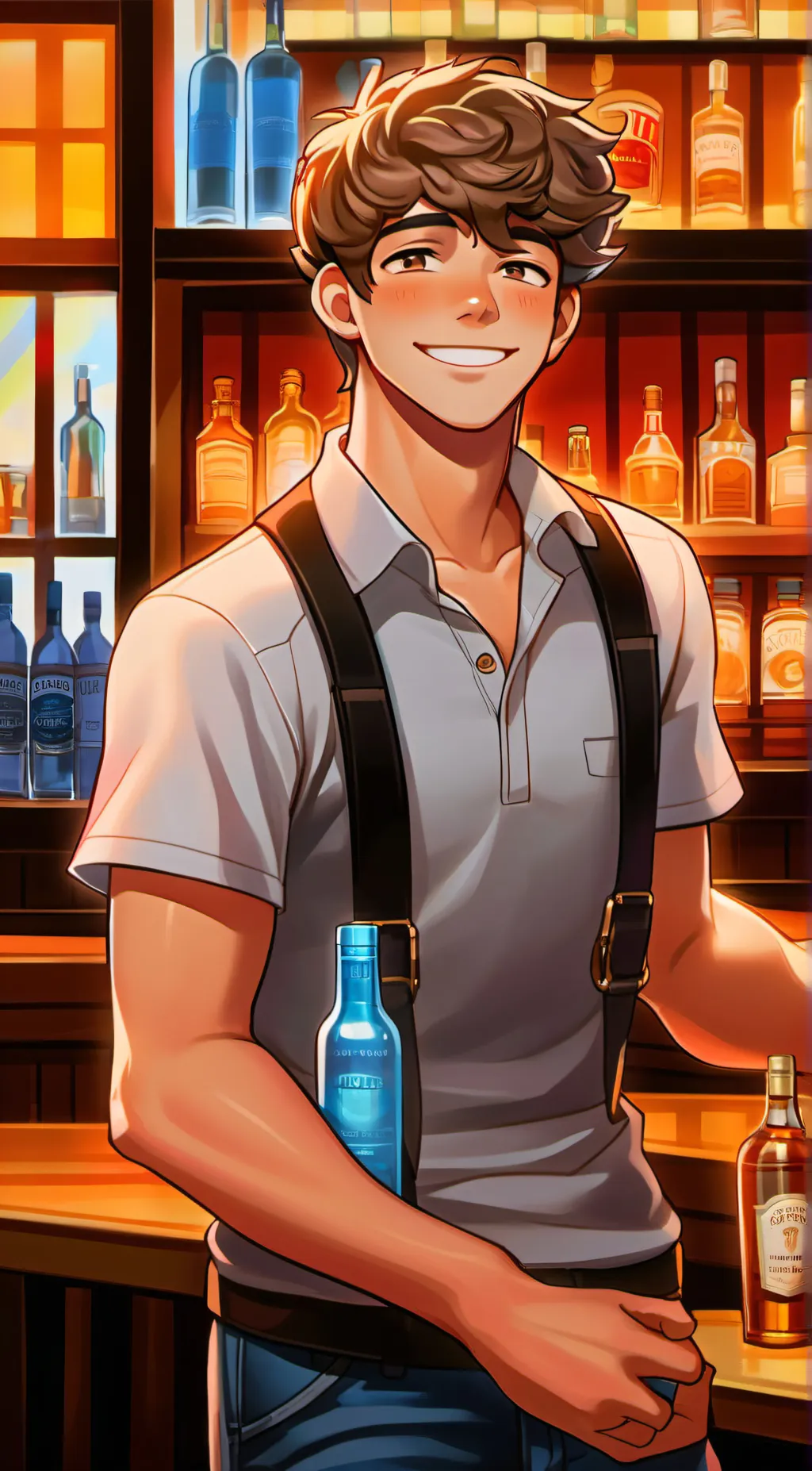 ai character: Manu background