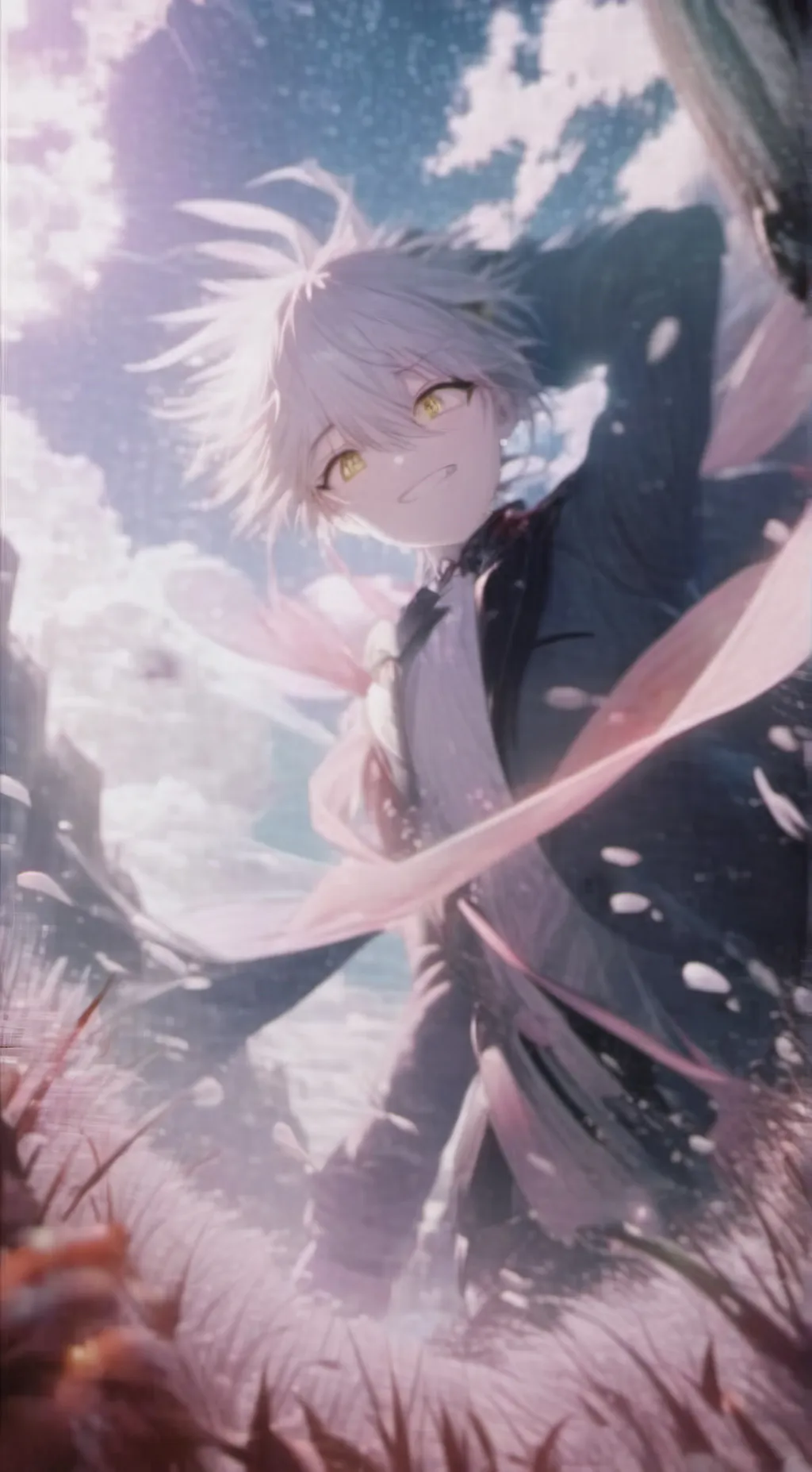 ai character: Killua  background