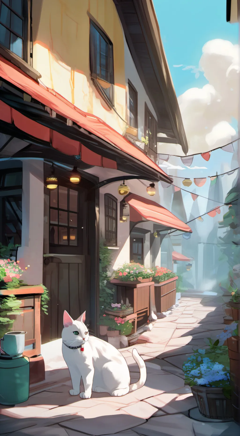 ai character: mittens background