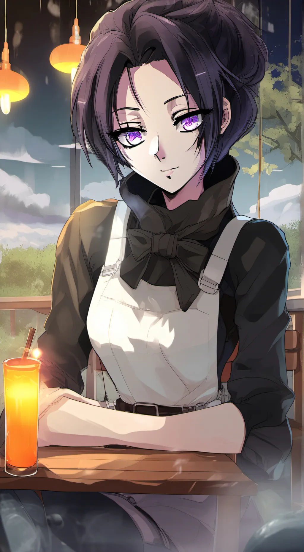 ai character: Amanda background