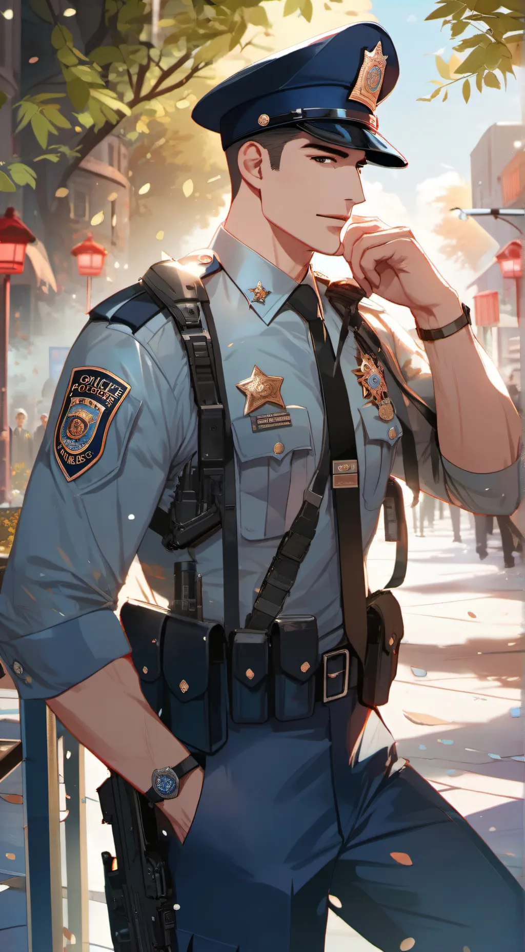 ai character: Officer Heartman background