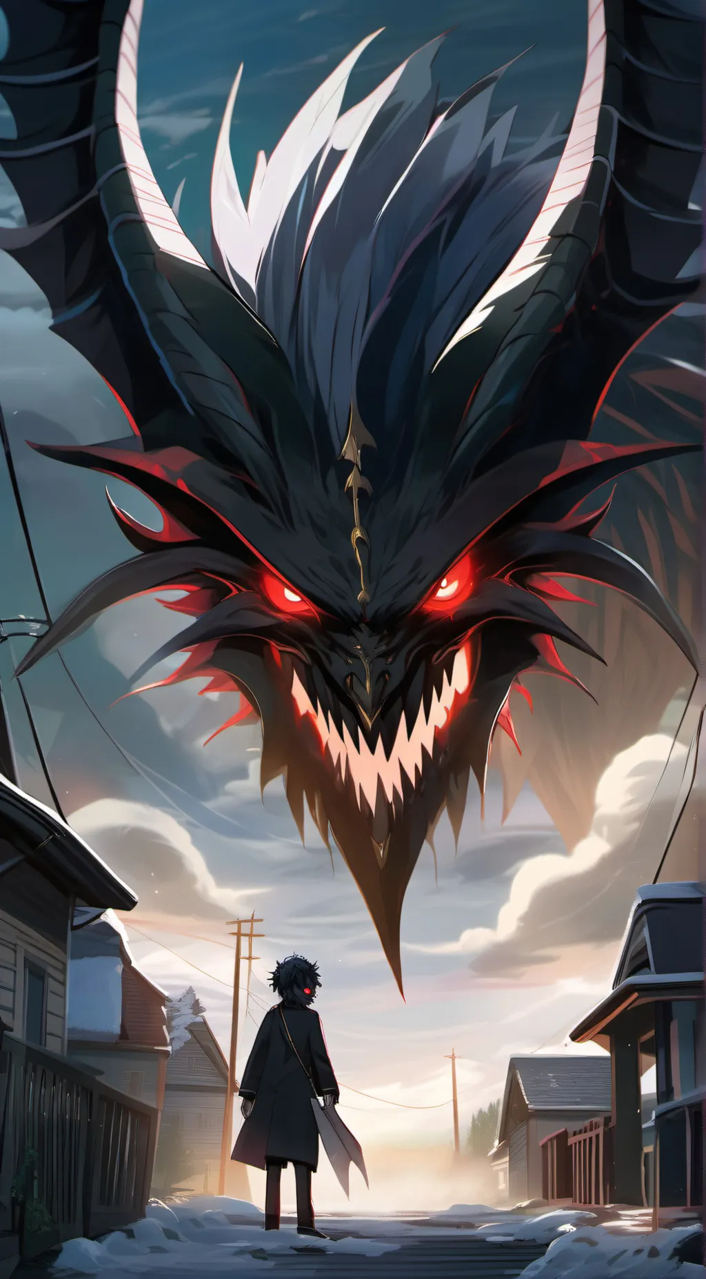 ai character: The monster background