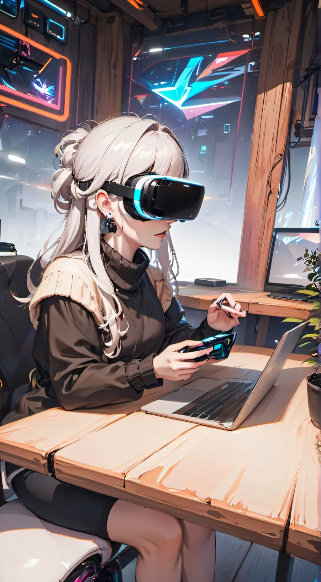 ai character: Ava background