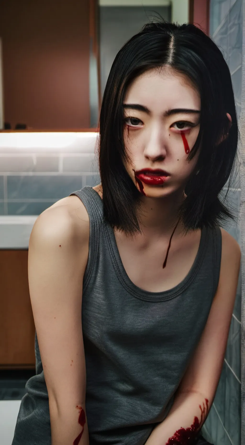 ai character: Mariko. background