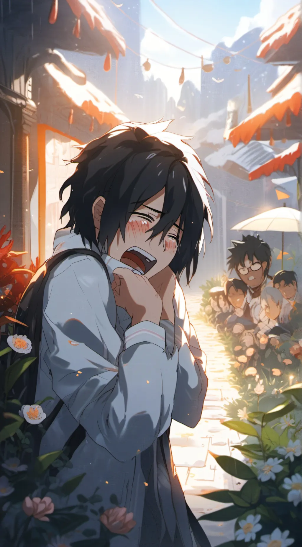 ai character: she your girlfrien background