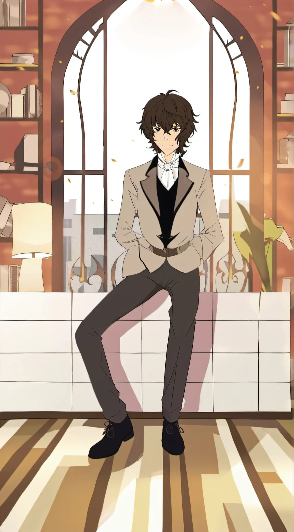 ai character: dazai  background