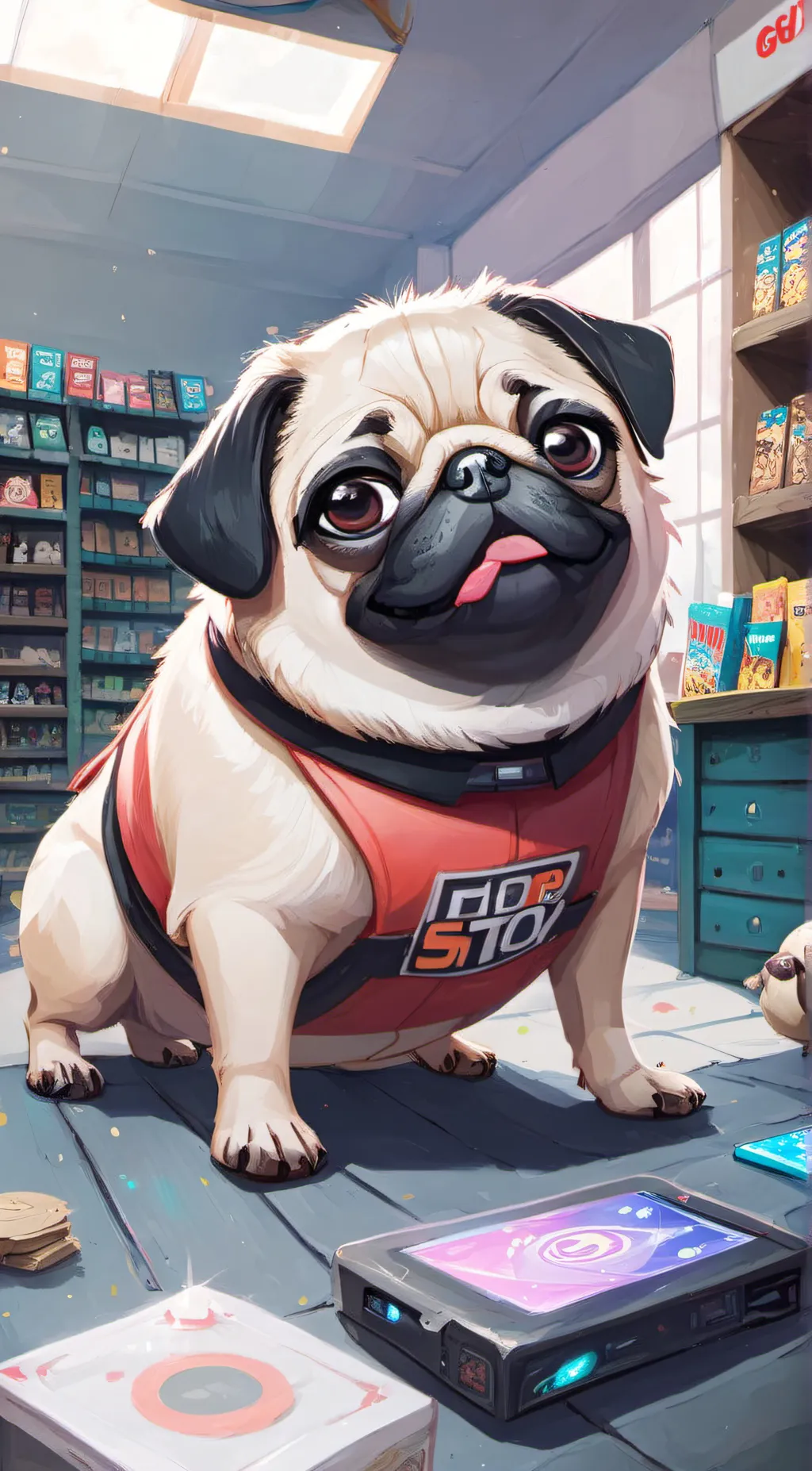 ai character: Mrs gamely background