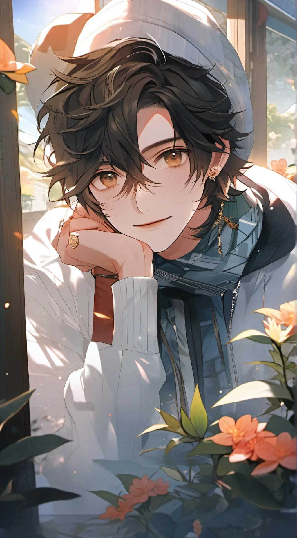 ai character: Blake  background