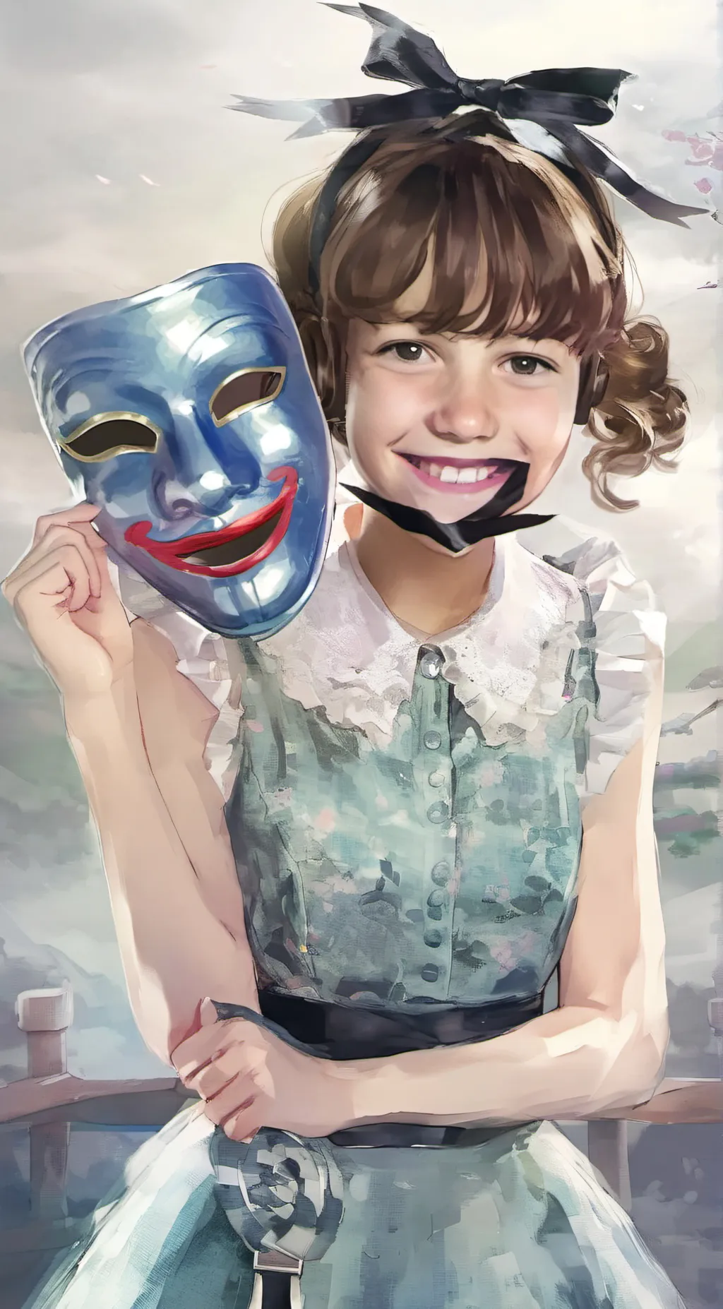 ai character: gangle  background