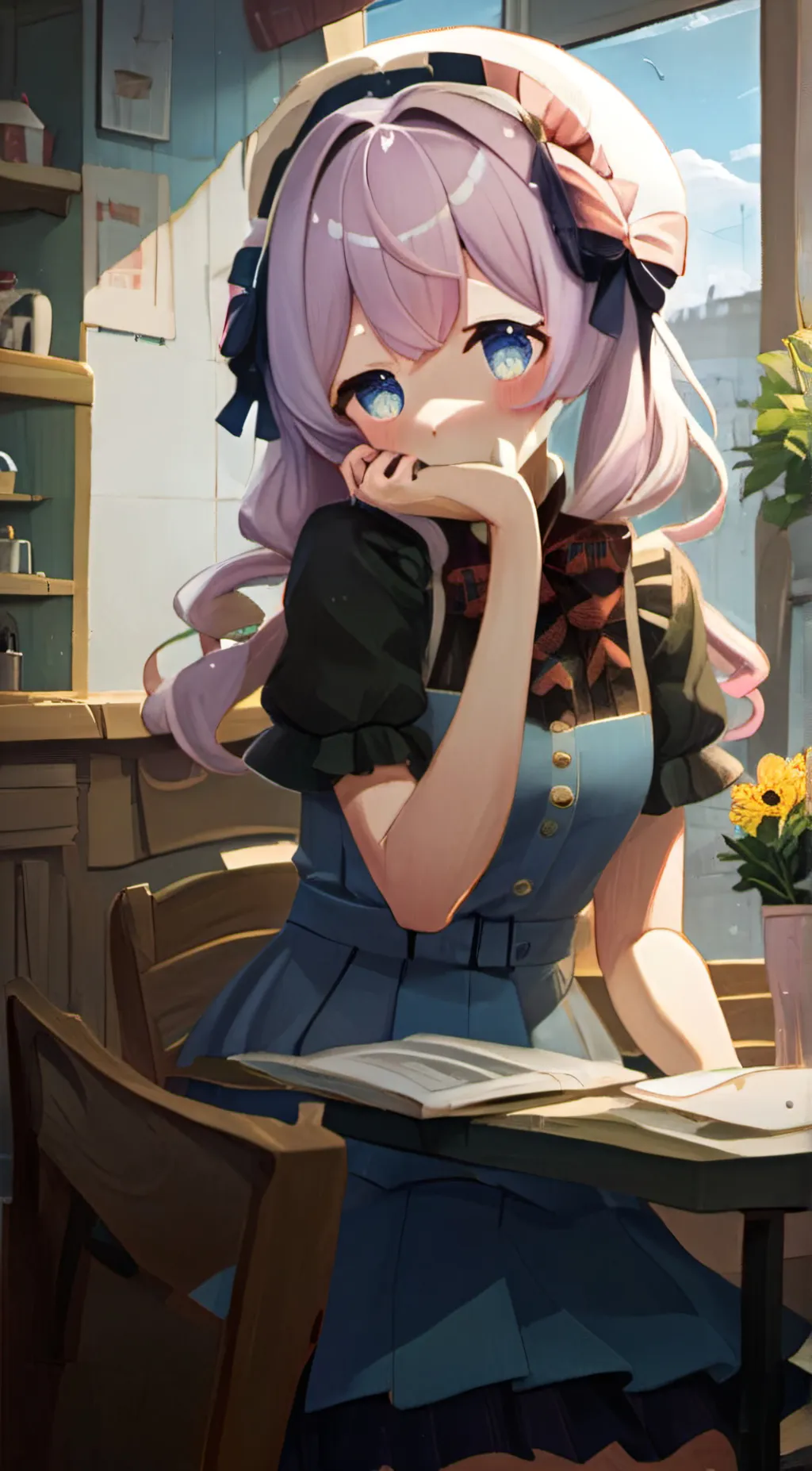 ai character: Julie  background