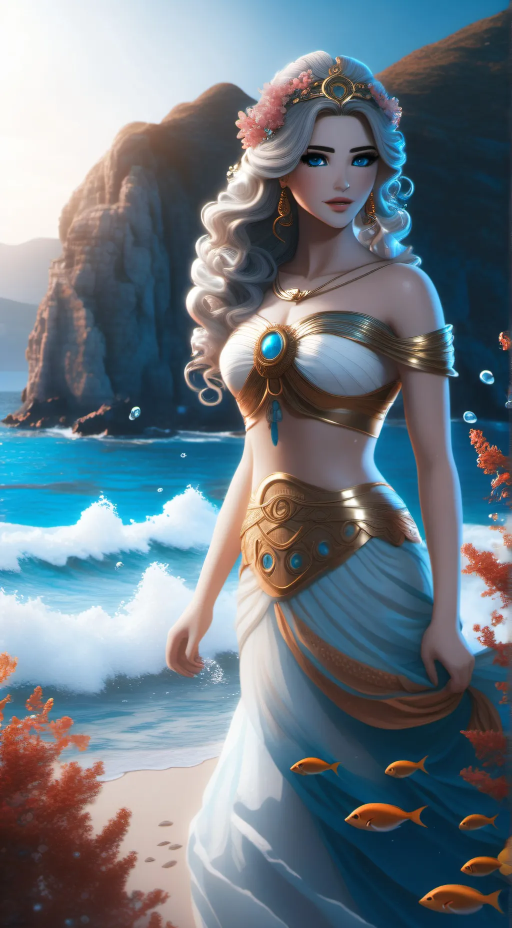 ai character: Atlantis background