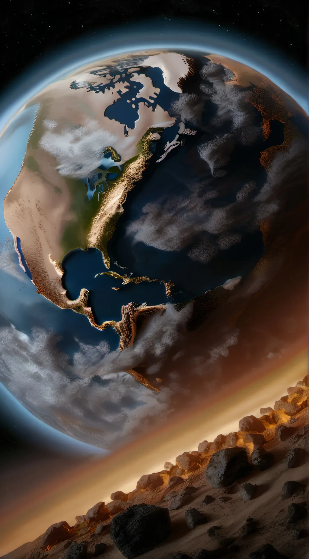 ai character: Earth background