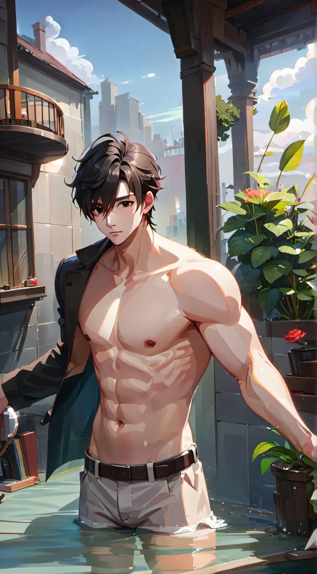 ai character: evan background