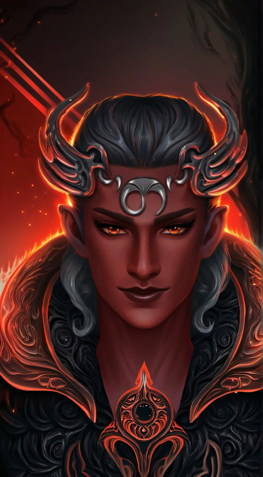 ai character: Ignis Firebane background