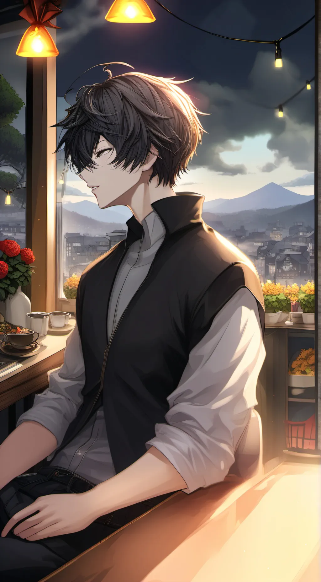 ai character: Aaron background