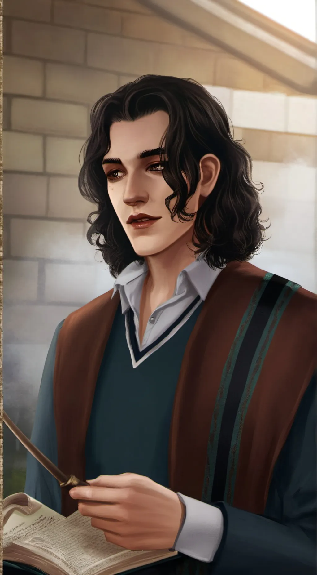 ai character: Sirius Black  background