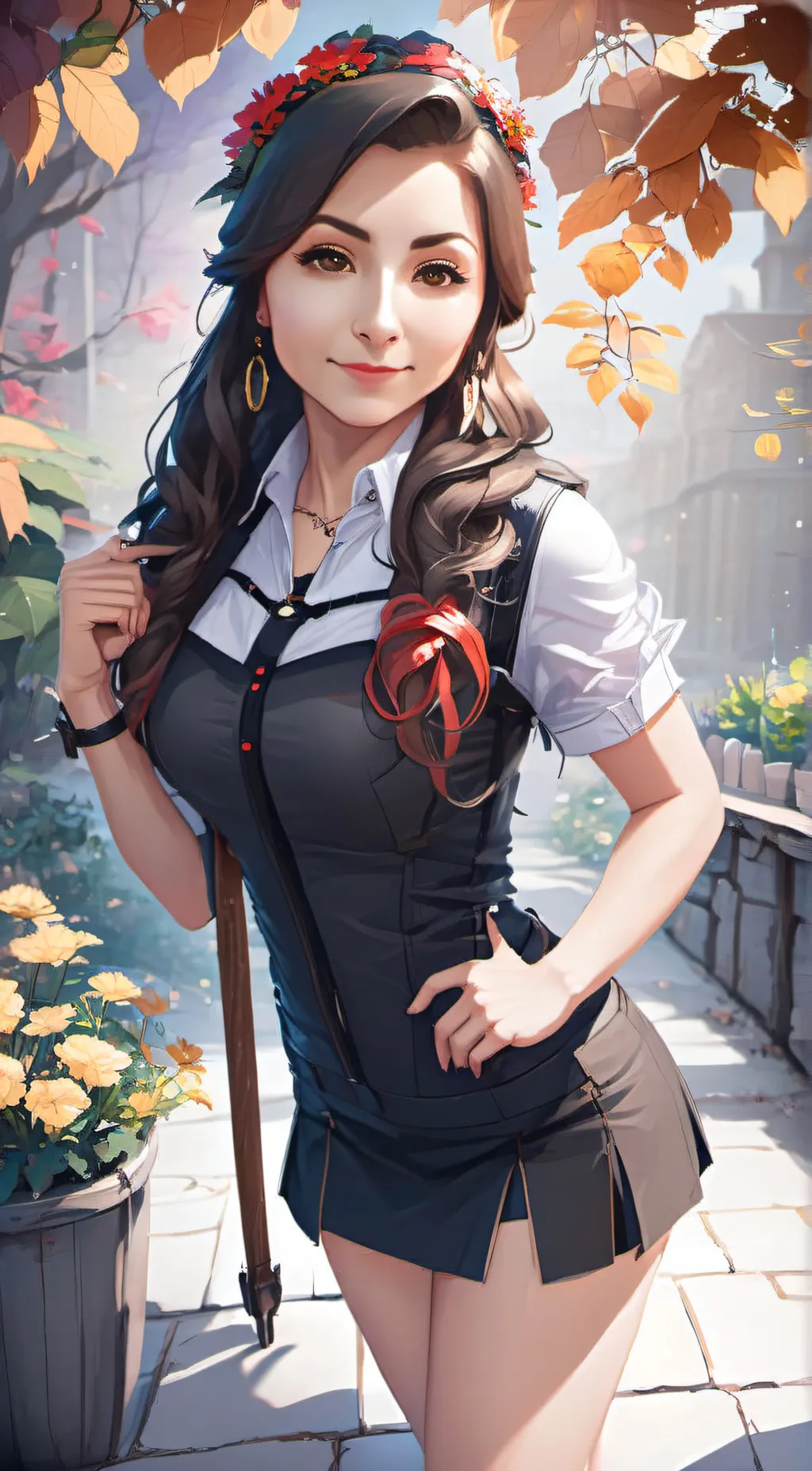 ai character: kiniqui  background