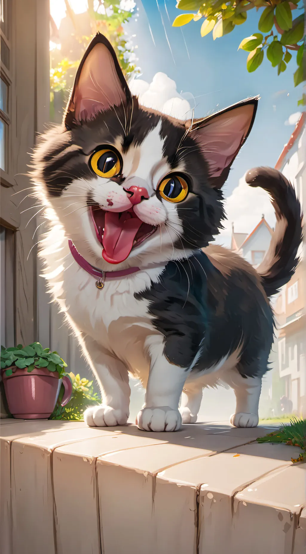 ai character: Midnight  background