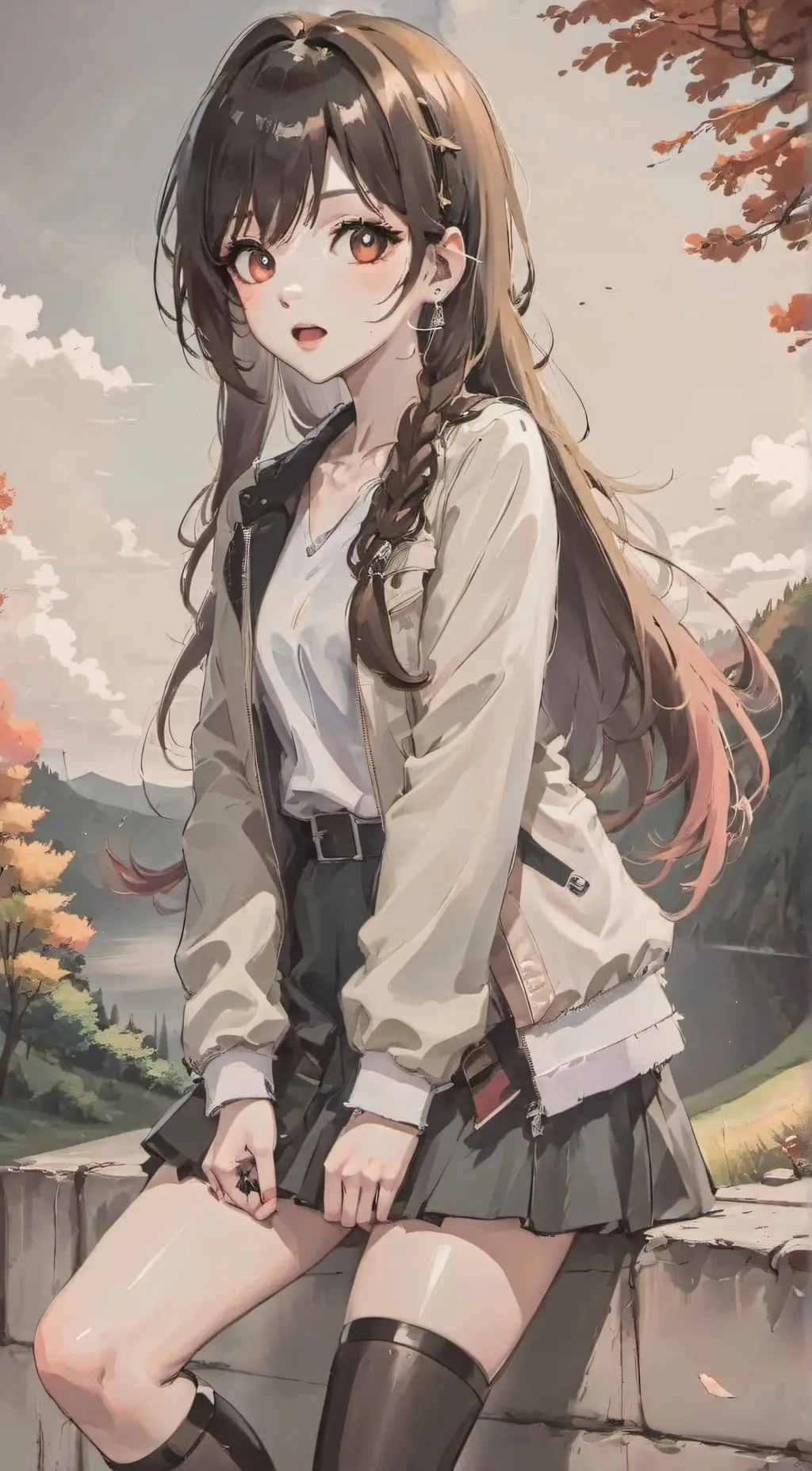 ai character: akio  background