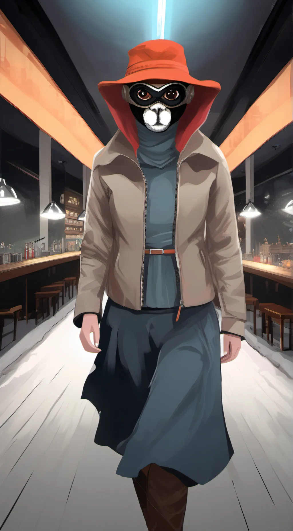 ai character: dangerous woman background