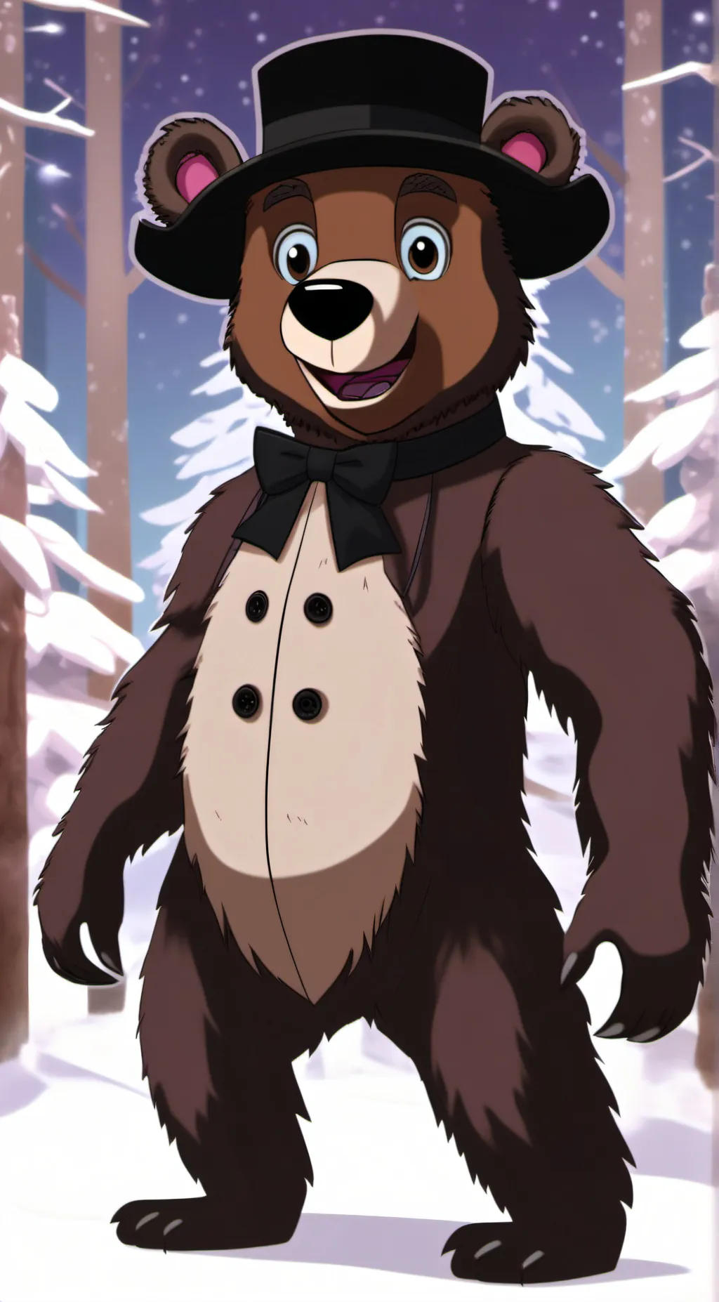 ai character: freddy fazbear background