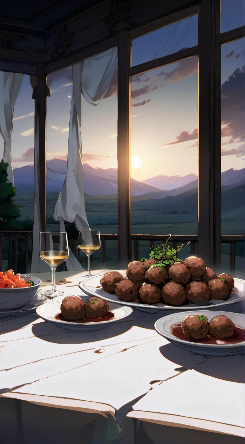 ai character: EAT FOOD😡😡 background