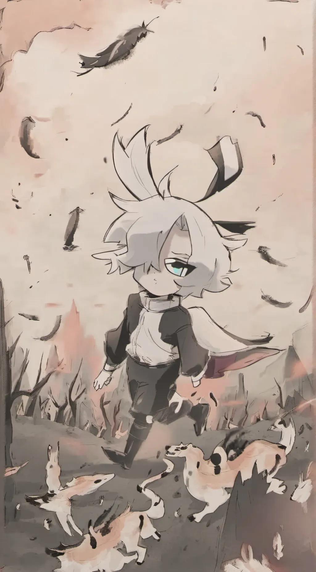 ai character: makilo fox background